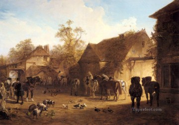 Country Tableaux - Le Country Inn Herring Snr John Frederick Cheval